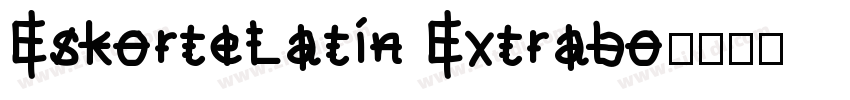 EskorteLatin Extrabo字体转换
